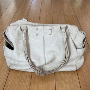 Kate Spade Cream Leather Shoulder Bag